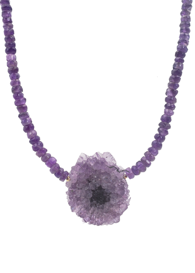 Amethyst Stalactite Necklace