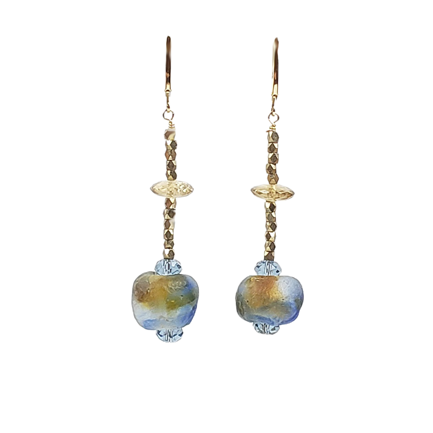 Dominique Ghana Glass Earrings