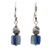 Kyanite & Pewter Single Stone Earrings (S)