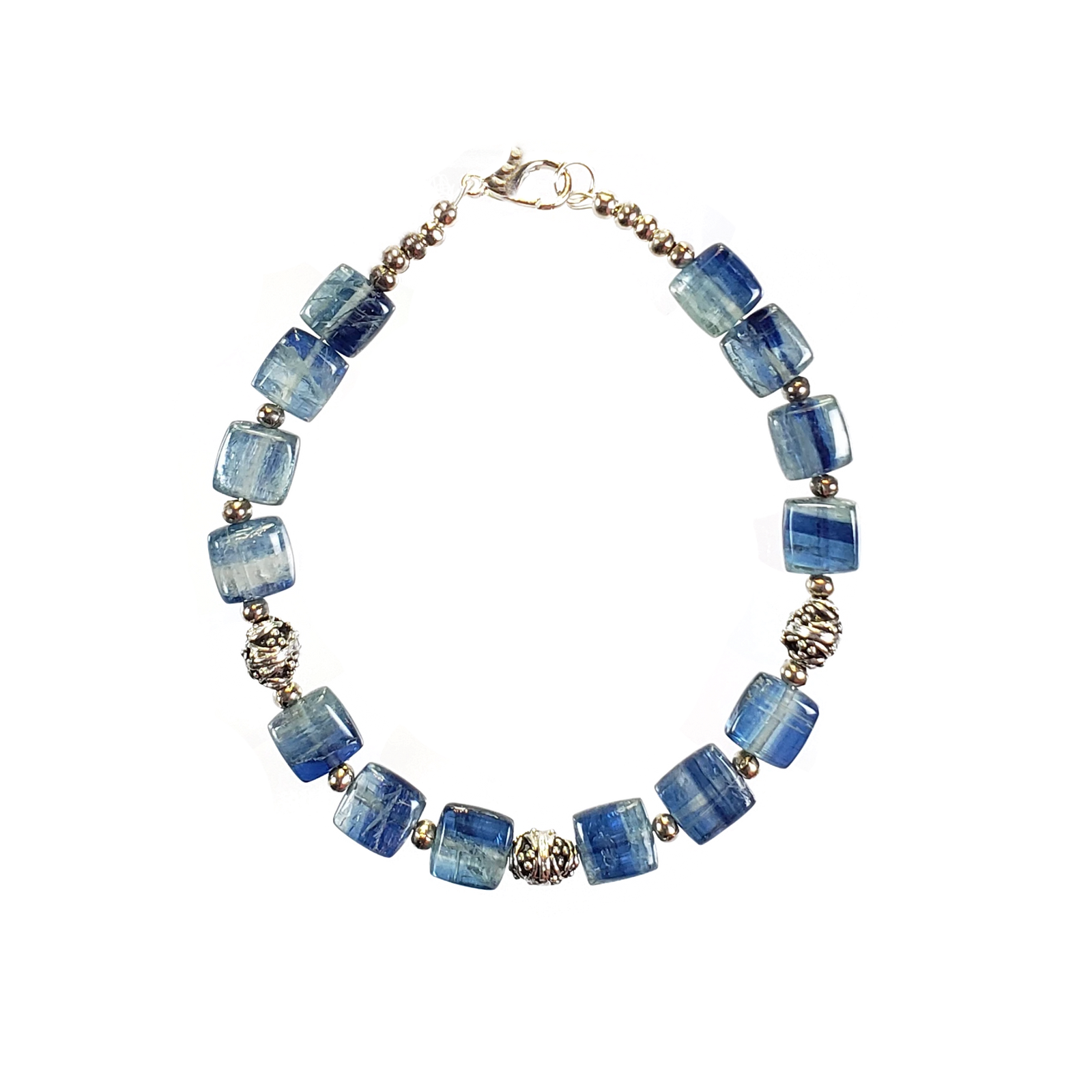 Kyanite & Pewter Bracelet