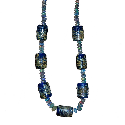 Opal & Glass Necklace