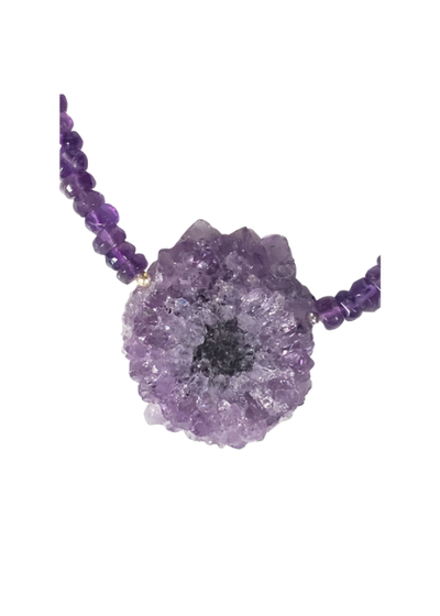 Amethyst Stalactite Necklace