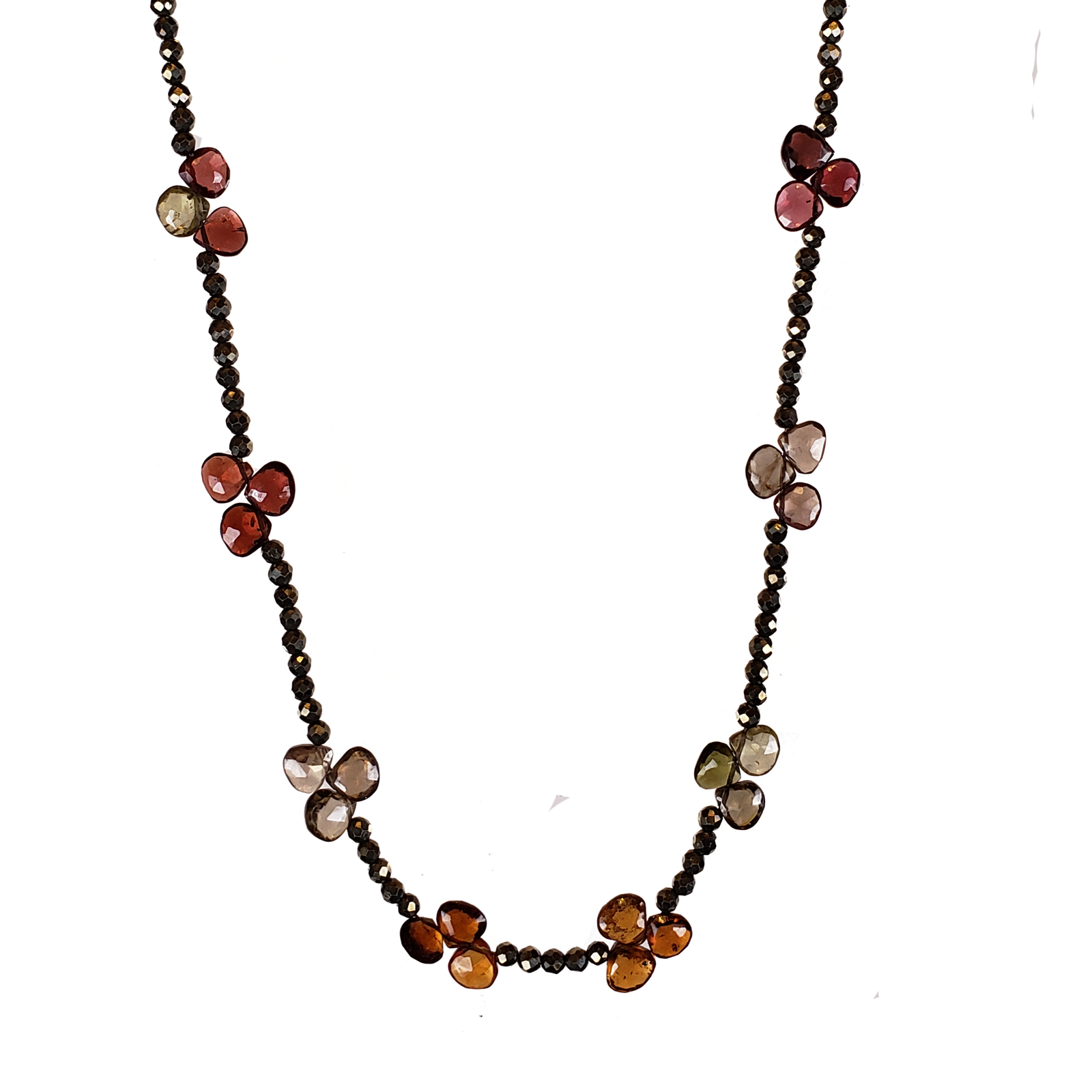 Tundra Sapphire and Pyrite Necklace