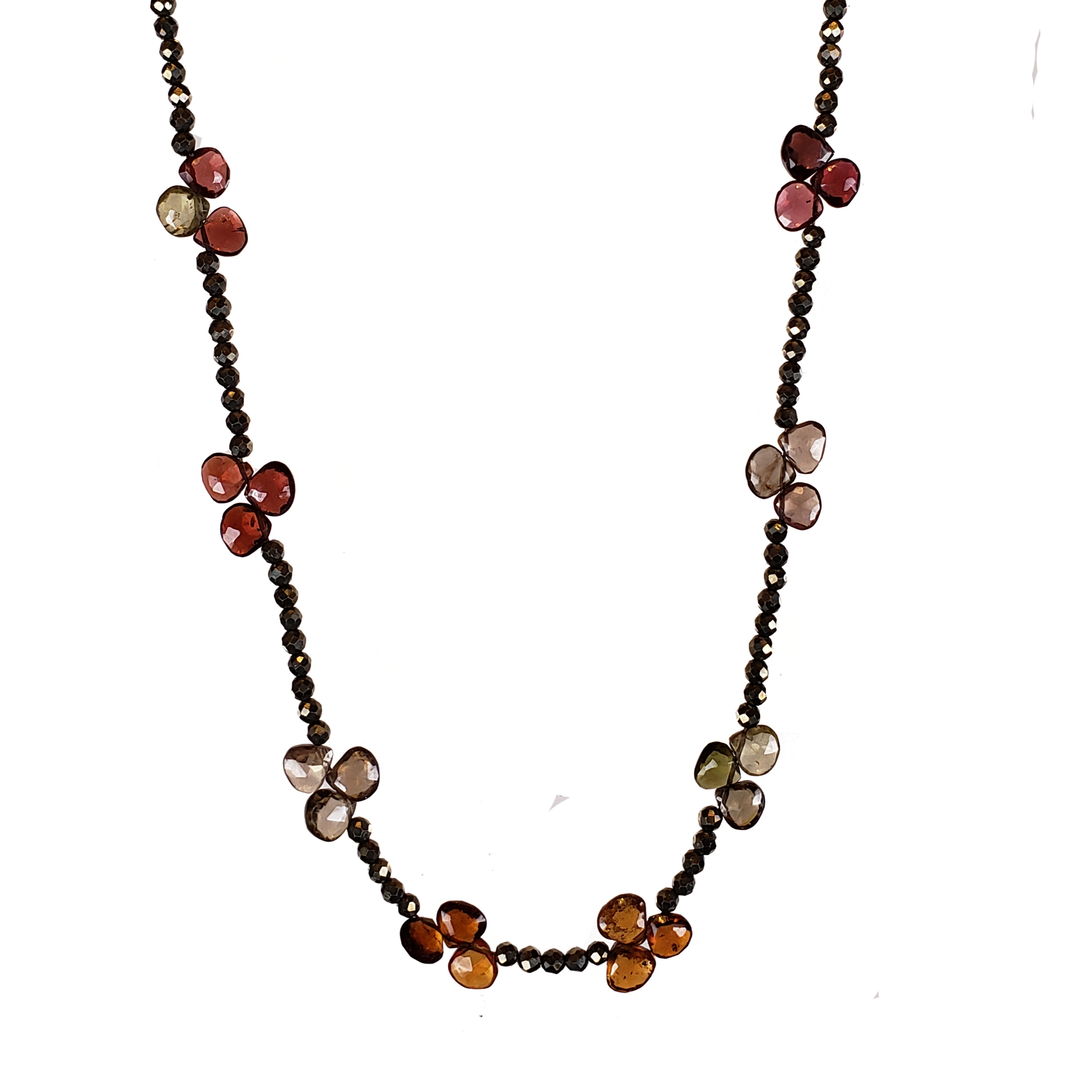 Tundra Sapphire and Pyrite Necklace