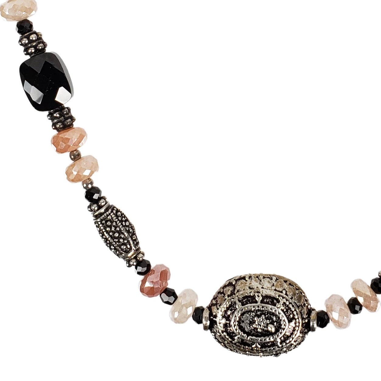 Study in Pink & Black Necklace