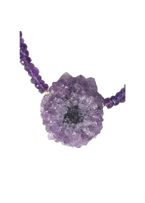 Amethyst Stalactite Necklace
