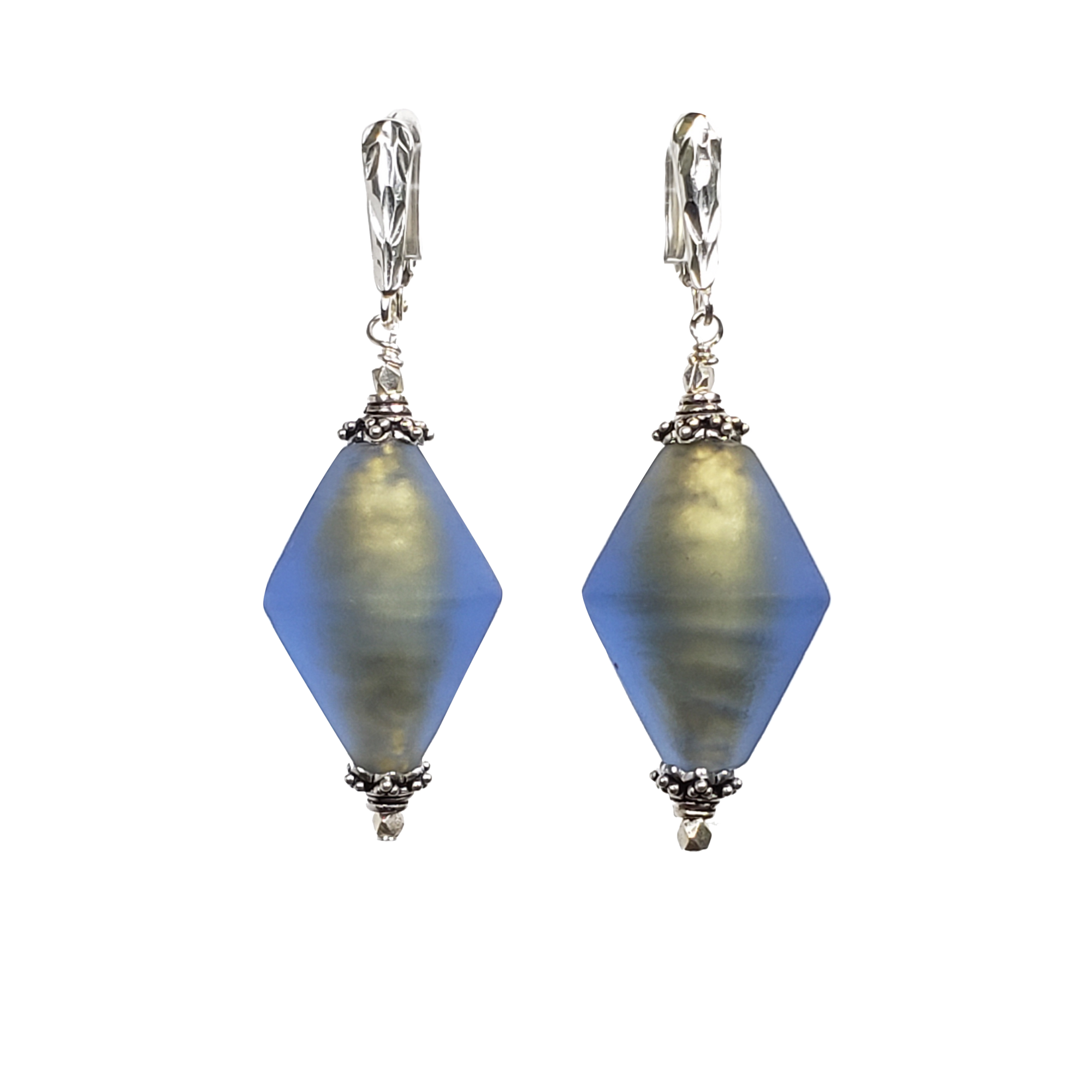 Venetian Glass & Sterling Silver Earring